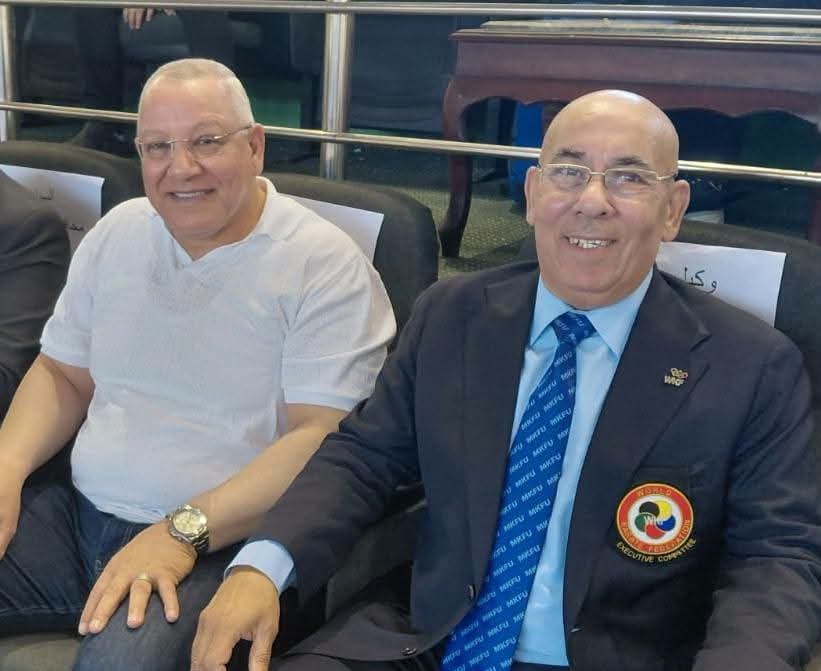 الدهراوي يستقبل إسلام سليمان وقيادات الكاراتيه الدولية في 