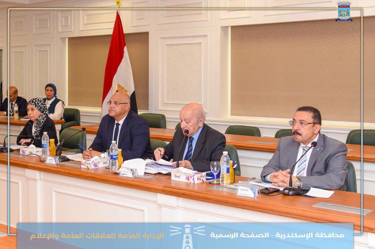 محافظ الإسكندرية يشهد اجتماع مجلس أمناء جامعة الإسكندرية الأهلية