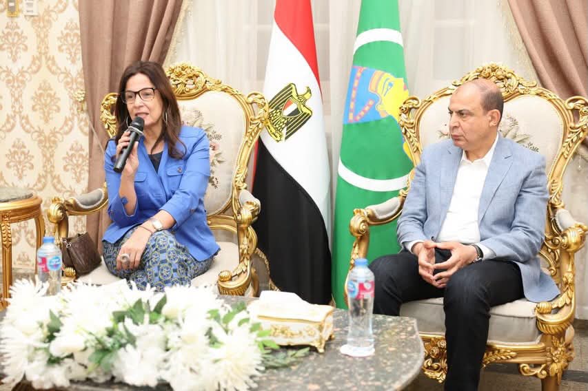 محافظ المنيا يستقبل وزيرة الثقافة ورئيس الهيئة العامة لقصور الثقافة