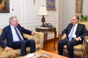 وزير الخارجية يبحث مع الممثل الأوروبي الخاص لعملية السلام تطورات الأوضاع في الأراضي الفلسطينية