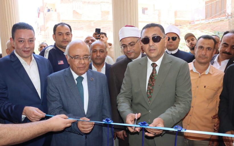 محافظ القليوبية يفتتح مسجد ياسين الجبل بقرية ميت كنانة
