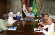 محافظ القليوبية يعقد اجتماعًا تنسيقيًا مع مسئولي شركة المقاولون العرب لجدولة مشروعات الرصف بالكامل