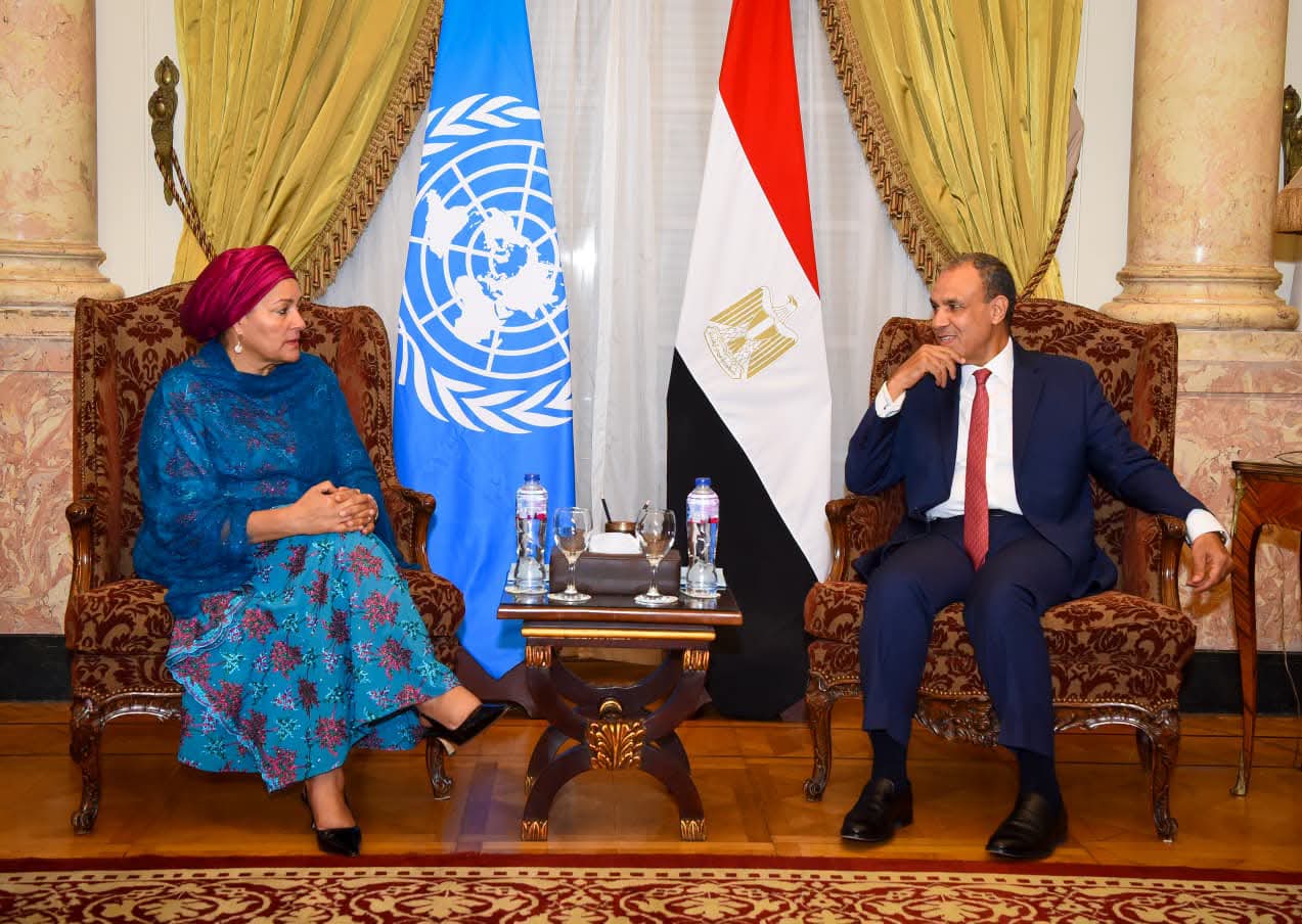 وزير الخارجية يستقبل نائبة سكرتير عام الأمم المتحدة