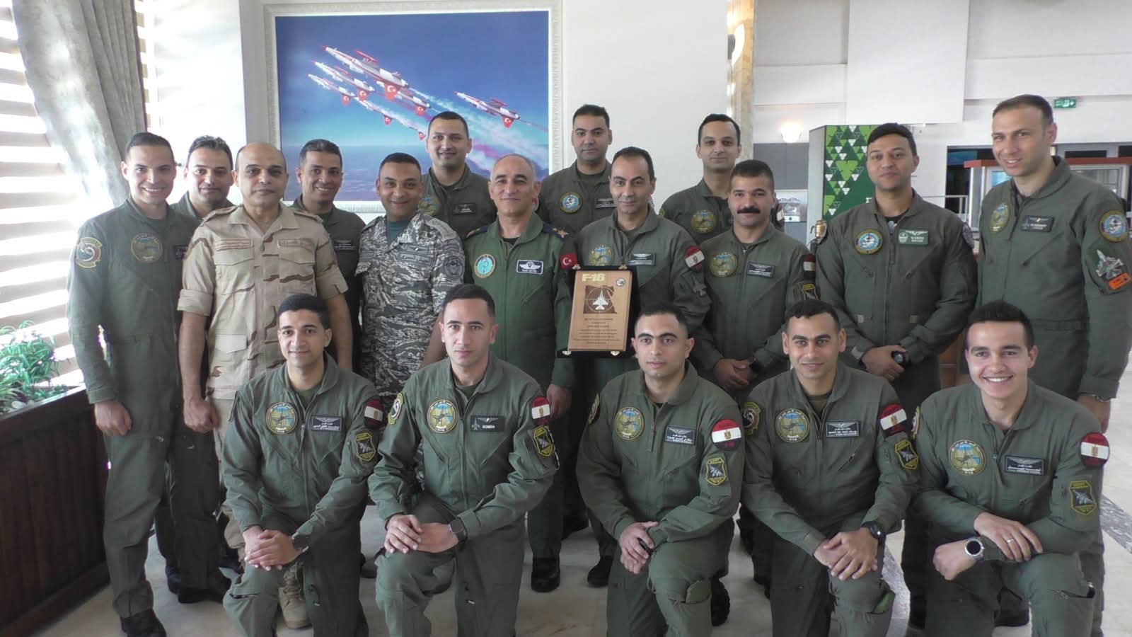 إنطلاق فعاليات التدريب الجوى المشترك المصرى التركى 