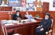 قداسة البابا يستقبل نيافة الأنبا بيشوي