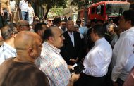 بعد انهياره بسبب حريق.. محافظ القاهرة يأمر بإيواء 7 أسر بـ 15 مايو وتشكيل لجنة لمعاينة عقار 