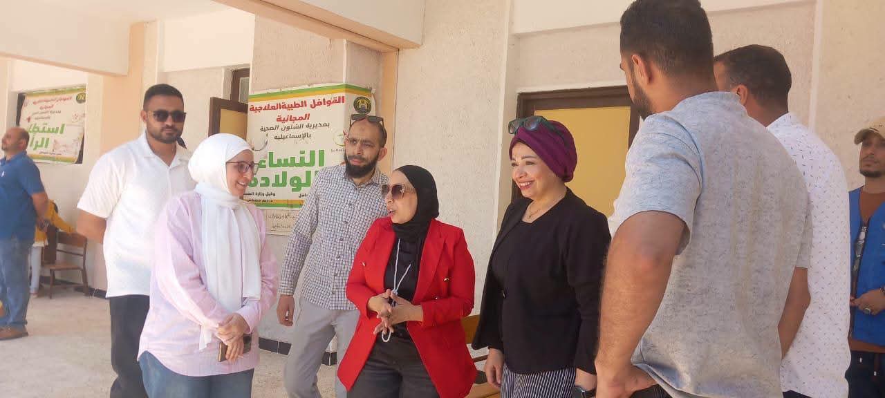 الكشف على ١٢٠٨ مواطنًا من خلال ٦ عيادات تخصصية خلال يومي القافلة الطبية بالكيلو ٢ بالإسماعيلية