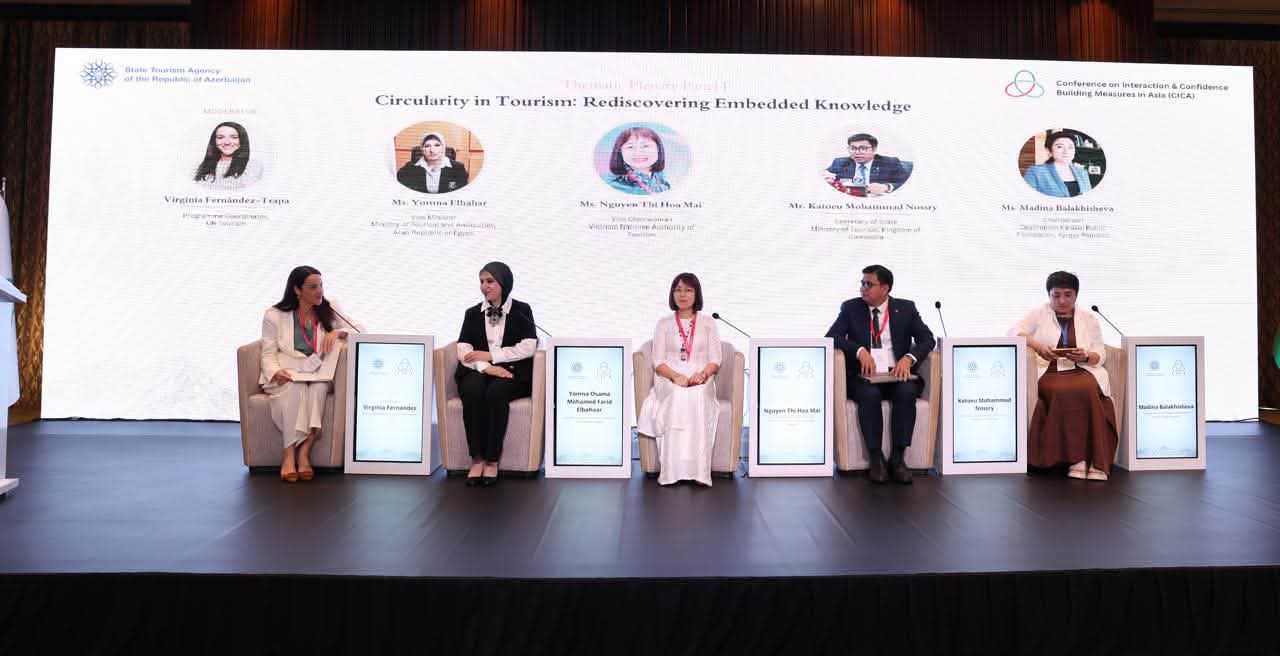 نائب وزير السياحة تشارك في مؤتمر السياحة الخضراء الدائرية