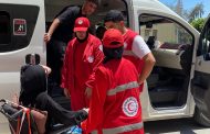 الهلال الأحمر المصري يستقبل الدفعة 57 من المصابين الفلسطينيين