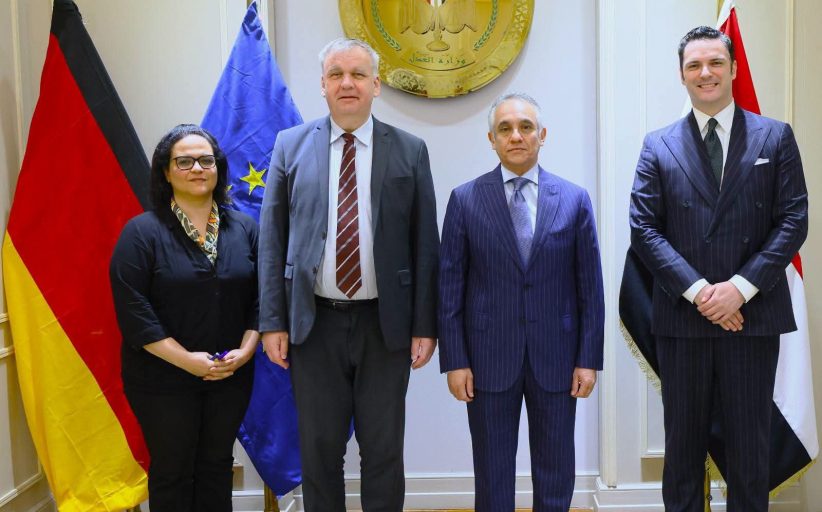 وزير العدل يستقبل سفير جمهورية ألمانيا الاتحادية بالقاهرة لبحث أطر التعاون القضائي المستقبلي