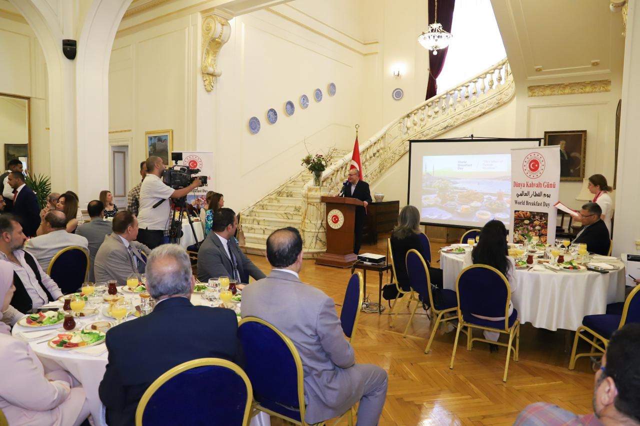 الاحتفال بيوم الفطار العالمي في السفارة التركية بالقاهرة ..  دور مركزي في ثقافة الطعام التركية