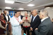 اللواء هاني رشاد في مستشفى جامعة السويس لمتابعة الخدمات الطبية للمواطنين