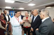 اللواء هاني رشاد في مستشفى جامعة السويس لمتابعة الخدمات الطبية للمواطنين