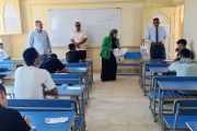 أزهر السويس يتابع إمتحانات الشهادة الثانوية بلجنة معهد 