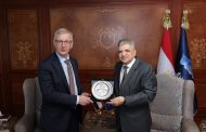 الفريق ربيع : يستقبل السفير الأيرلندي بالقاهرة لبحث سُبل التعاون المشترك