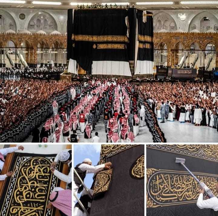 حسن الخباز يكتب.. التفاصيل الكاملة لعملية تغيير كسوة الكعبة المشرفة والتي ستكتمل كالعادة مع بزوغ فجر اليوم الاول من السنة الهجرية