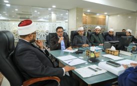 الجندى يجتمع بأعضاء وحدة الدعوة الإلكترونيَّة استعدادًا لإطلاق أعمالها