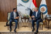 بدوى يبحث مع رئيس دانة غاز الإماراتية خطط التوسع في الاستثمارات وزيادة إنتاج الغاز