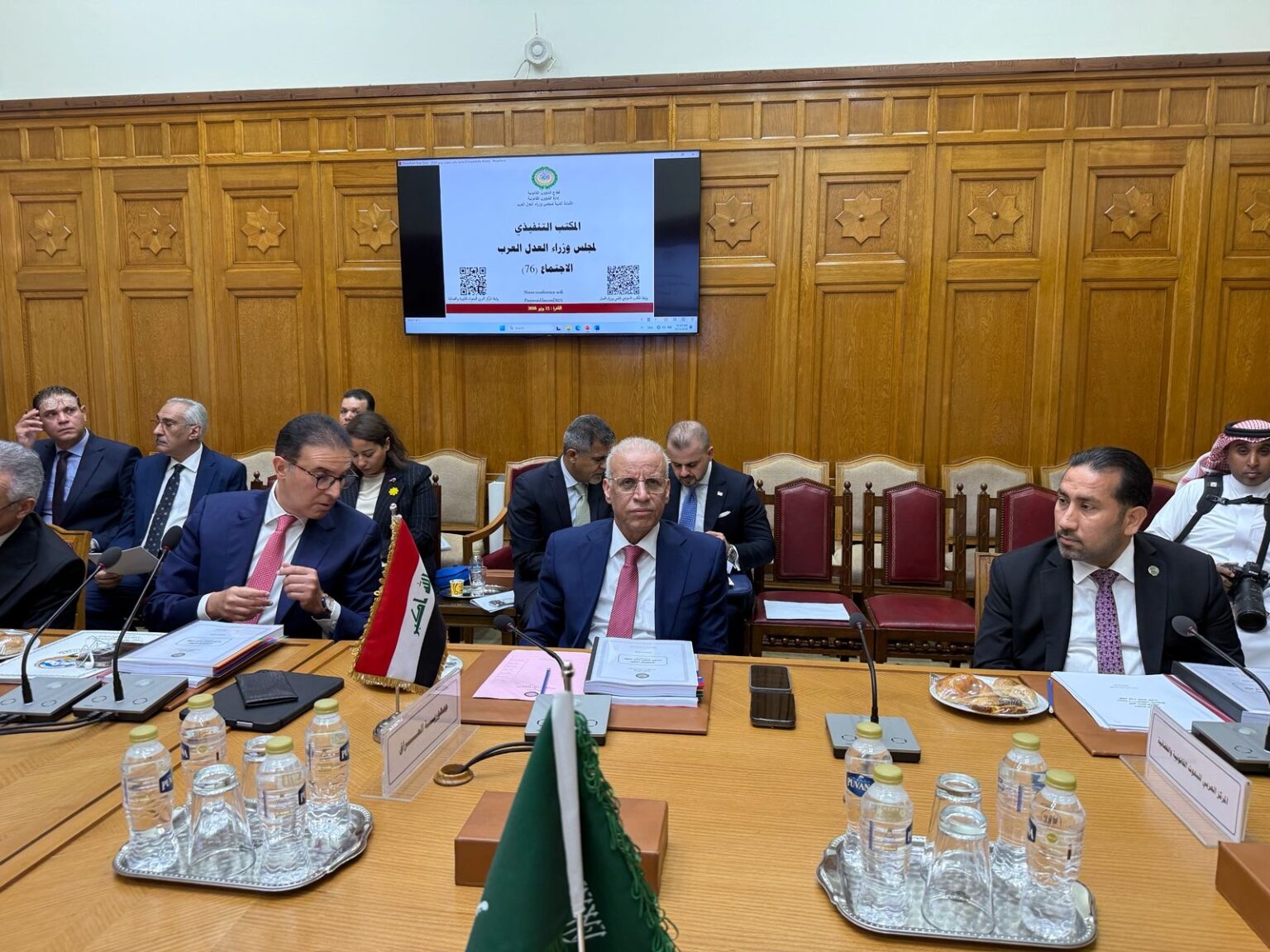 سفير العراق يترأس وفد العراق في اجتماع المكتب التنفيذي لوزراء العدل العرب