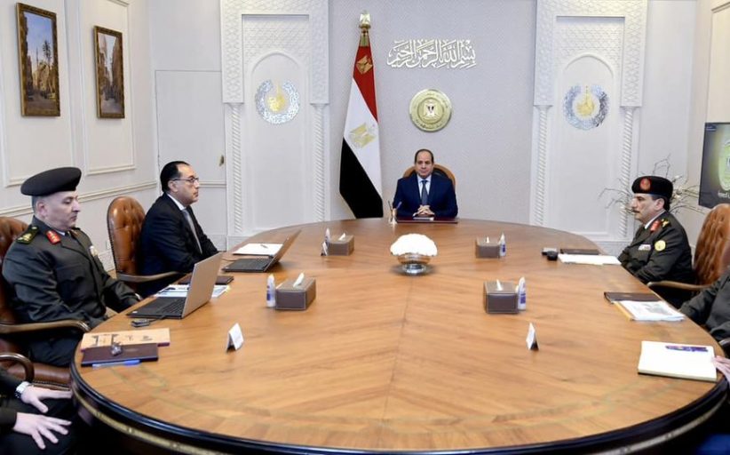 مراسم توقيع اتفاقية بين جهاز مشروعات الخدمة الوطنية وشركة