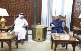 شيخ الازهر يبحث الاهتمام المشترك وسبل تعزيز التعاون المشترك مع الإمارات