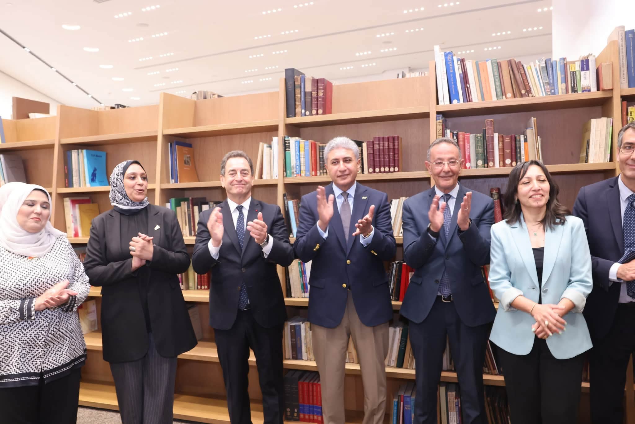 افتتاح مكتبة المتحف المصري الكبير