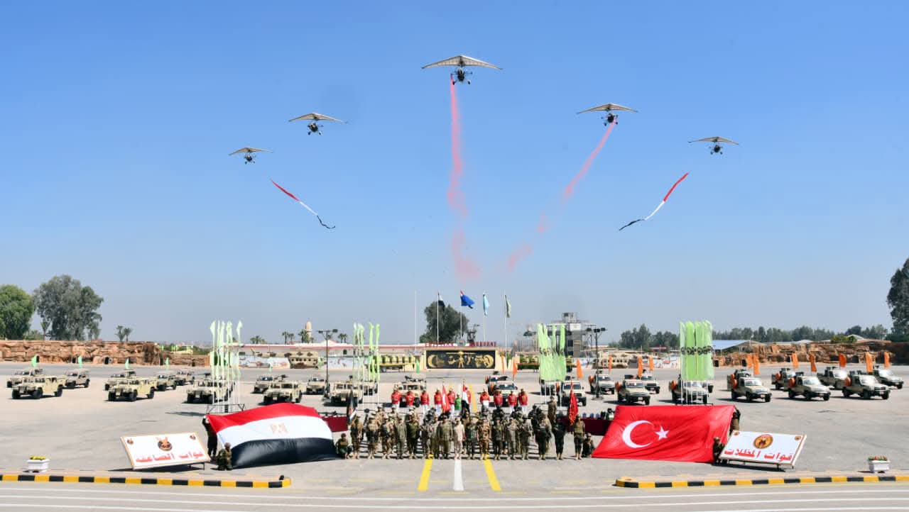 انطلاق فعاليات التدريب المصرى التركى المشترك 