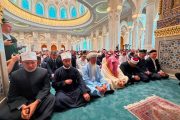 مفتي الجمهورية يؤدي صلاة الجمعة بمسجد الإمام البخاري بمدينة سمرقند