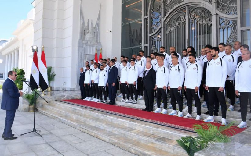 الاتحاد المصري لكرة القدم يتوجه بالشكر والتقدير إلى الرئيس السيسي