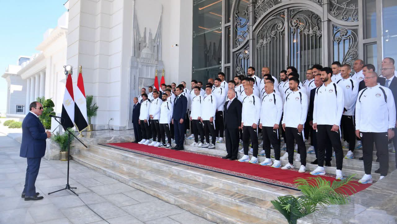 الاتحاد المصري لكرة القدم يتوجه بالشكر والتقدير إلى الرئيس السيسي