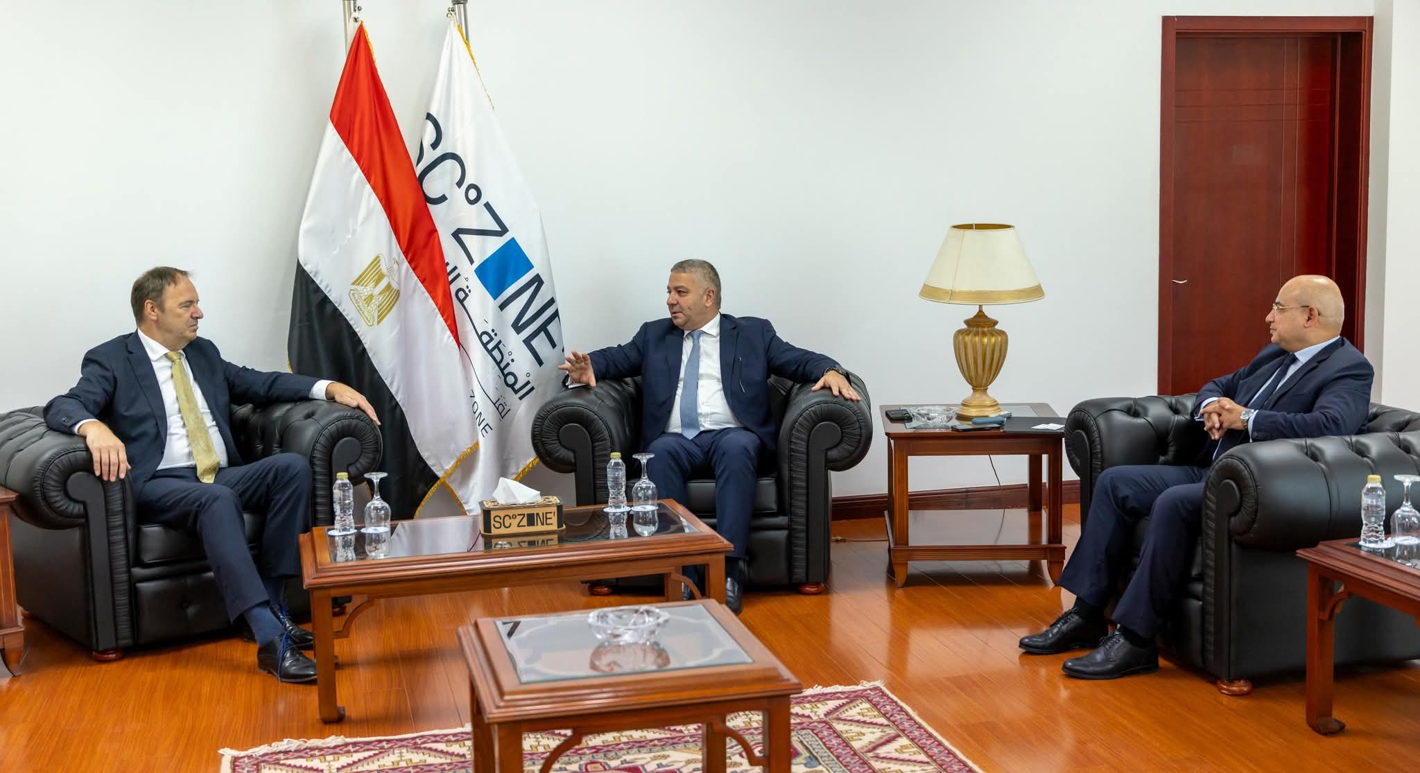 اقتصادية القناة تبحث مع السفير البلجيكي التعاون في القطاعات ذات الأولوية