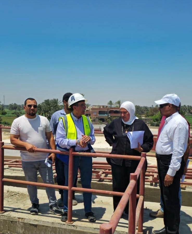 المنشاوي تتابع تنفيذ عدد من مشروعات مياه الشرب والصرف الصحي بمحافظات المنيا وأسيوط والمنوفية