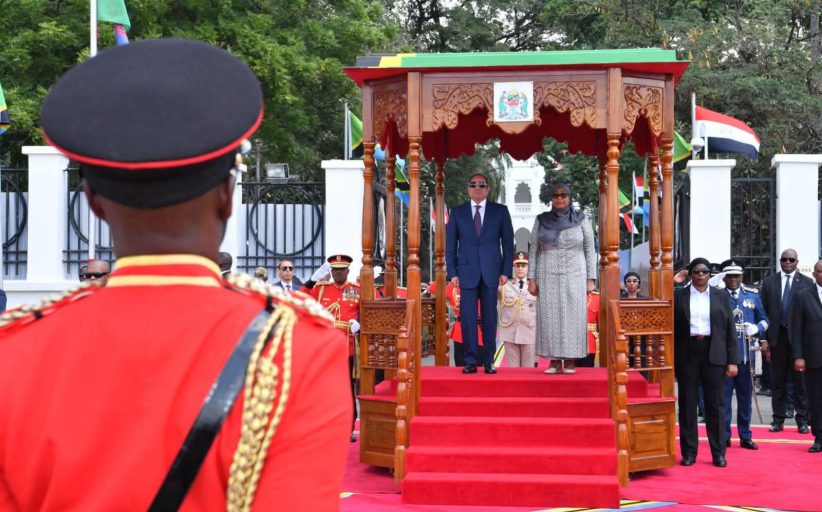 السيسي وصاحبة الرؤية التنزانية يقودان منتدى الأعمال بـ