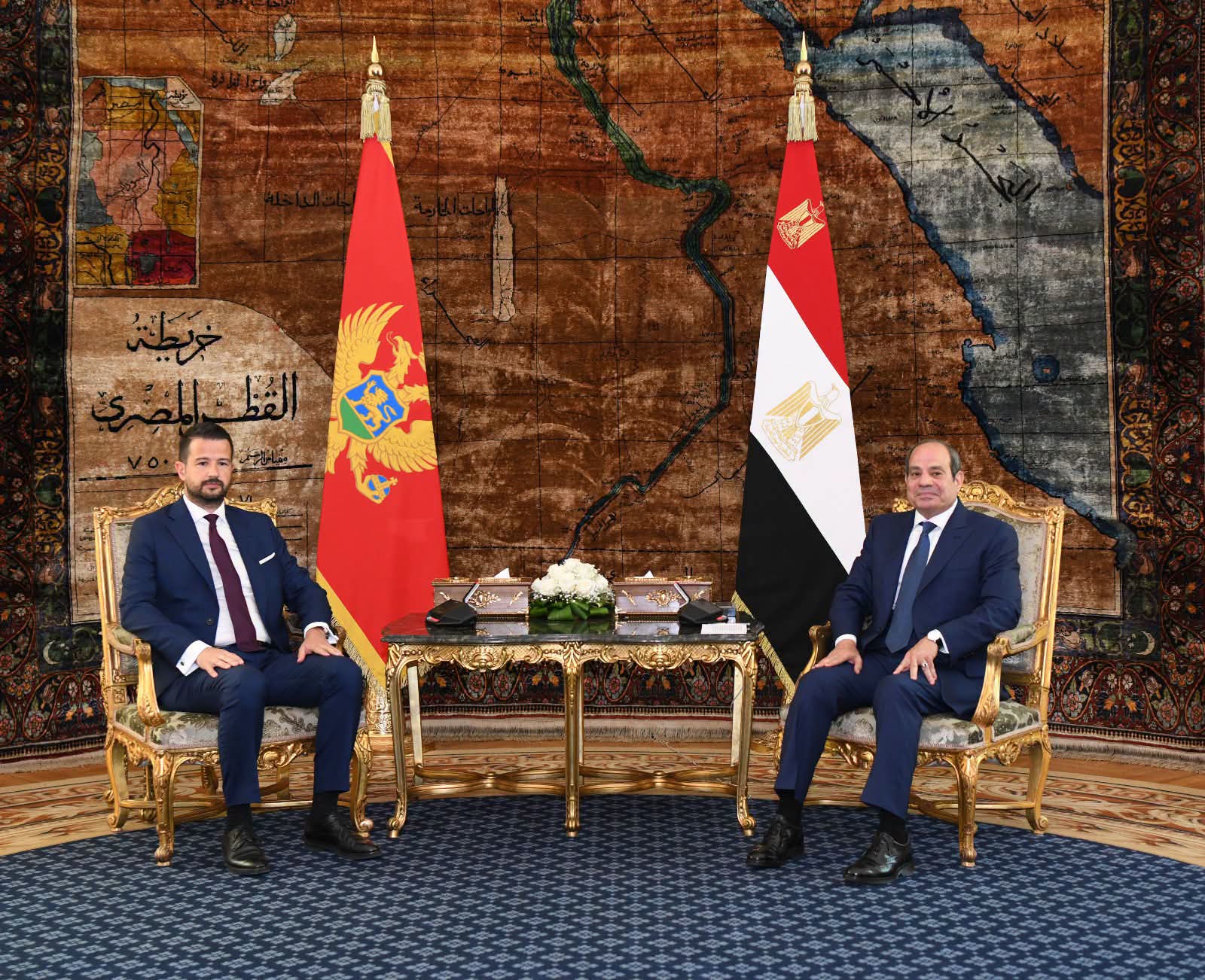 السيسي وميلاتوفيتش يطلقان مرحلة جديدة من الشراكة بين مصر والجبل الأسود