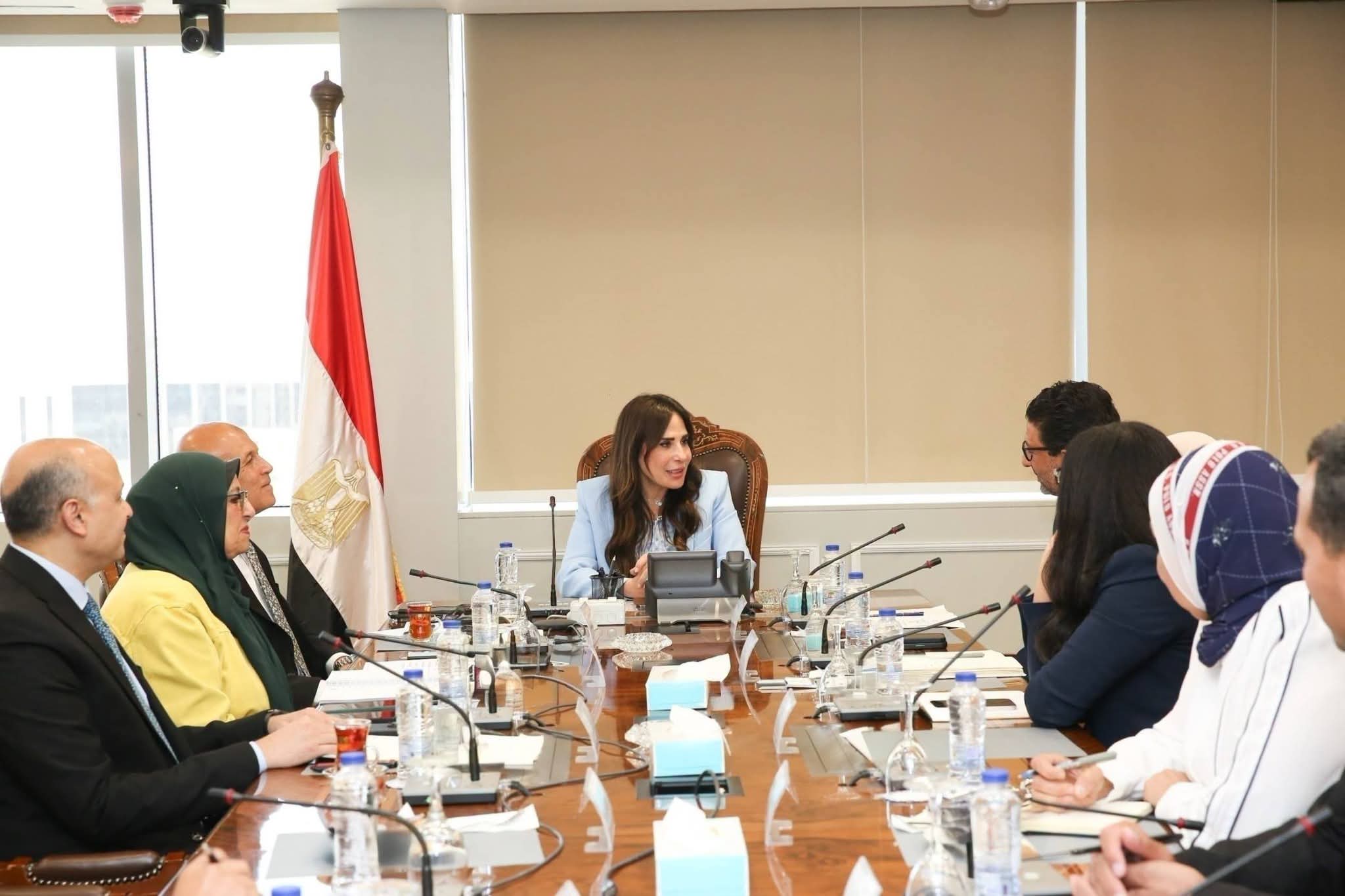المنشاوى تبحث مع وفد مؤسسة التمويل الدولية (IFC) تعزيز التعاون في مشروعات المياه وتحلية مياه البحر