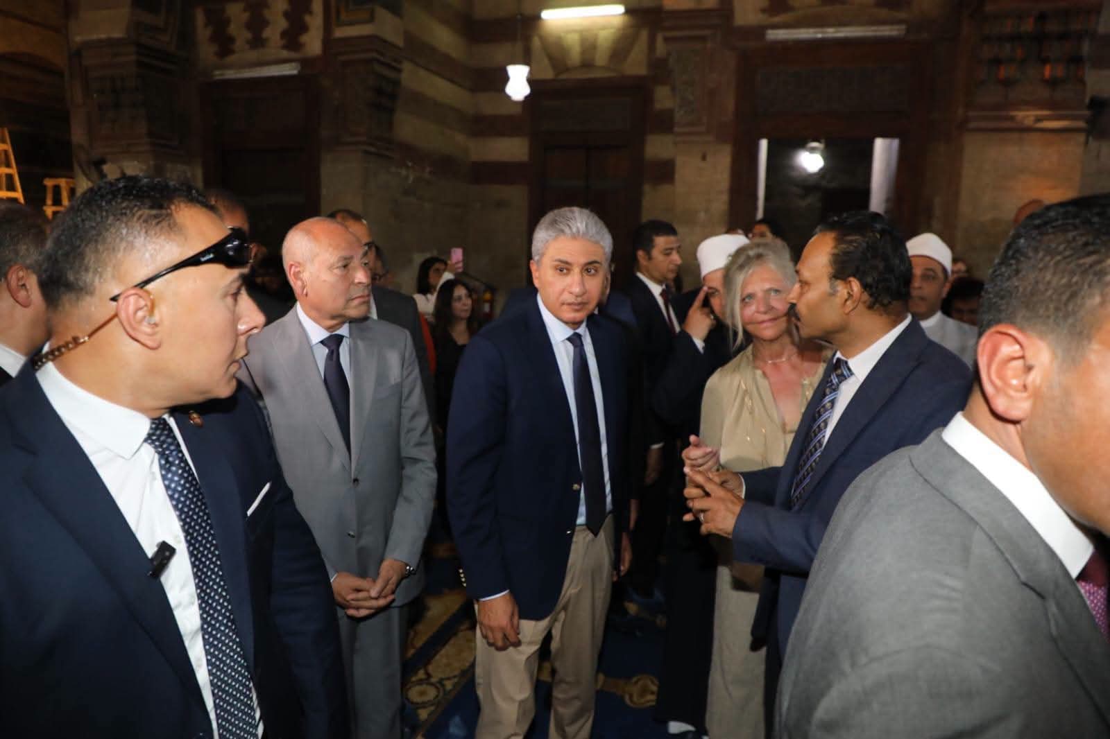 محافظ القاهرة ووزير السياحة يفتتحان قبة السلطان قايتباي بالجمالية ضمن خطة إحياء العاصمة التاريخية