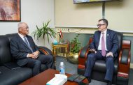 وزير التخطيط يبحث مع السفير الياباني تعزيز التعاون التنموي وجهود الإصلاح الاقتصادي