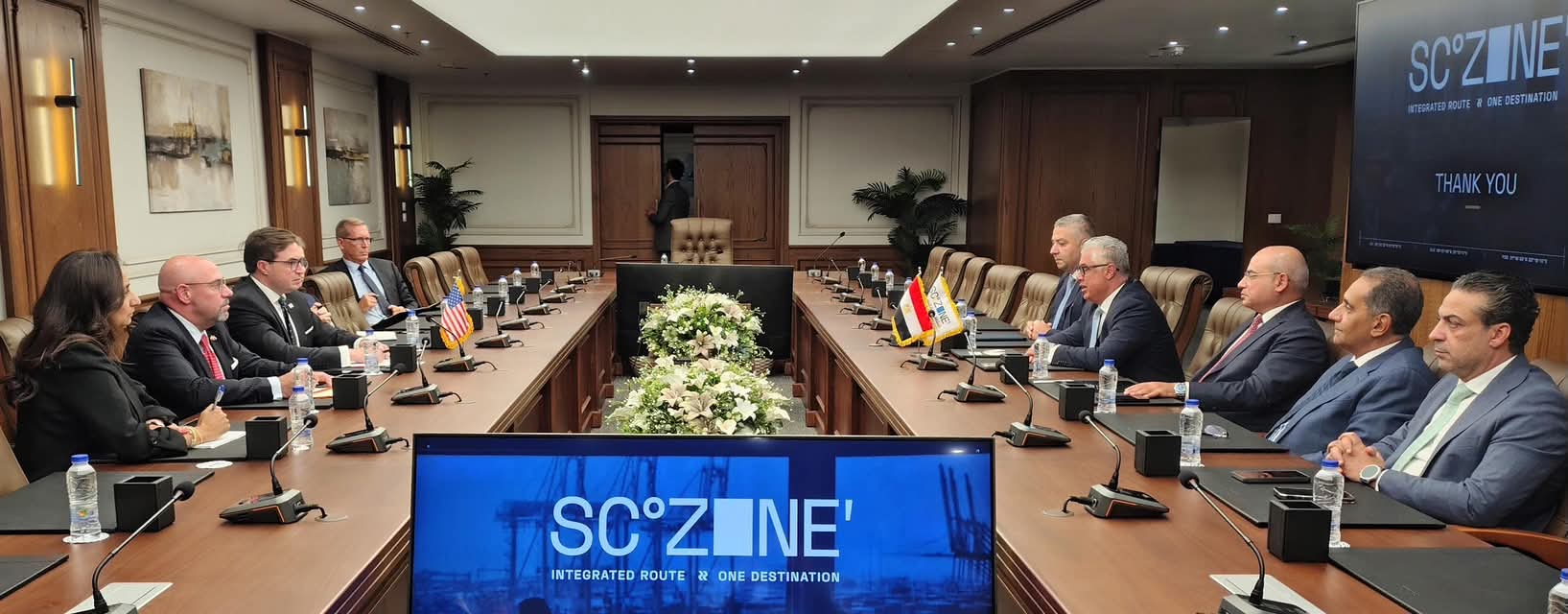 جمال الدين يستقبل مساعد وزير التجارة الأمريكي لبحث التعاون المشترك