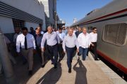 وزير النقل يتفقد محطة السكة الحديد ومحطة أتوبيسات غرب ووسط الدلتا للنقل والسياحة بمطروح