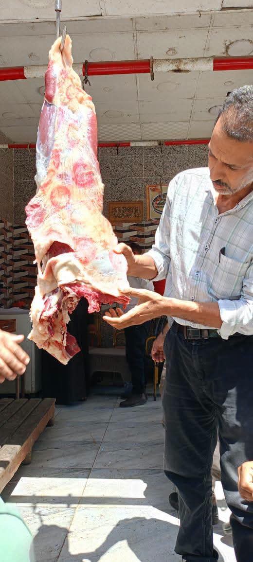 تحرير 215 مخالفة تموينية وضبط دقيق مدعم قبل تهريبه وسلع مجهولة المصدر ولحوم وفسيخ غير صالح للاستهلاك بالمنيا