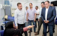 الرعاية الصحية ببورسعيد يستقبل المحافظ خلال جولته التفقدية بمستشفى 