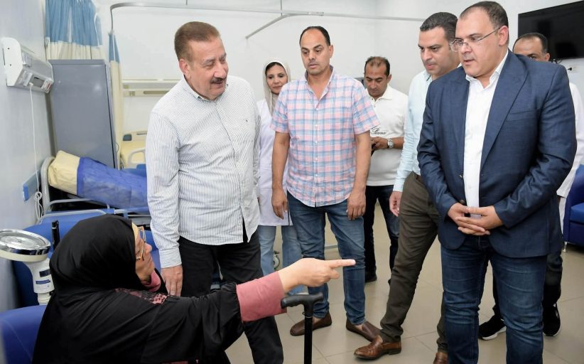 الرعاية الصحية ببورسعيد يستقبل المحافظ خلال جولته التفقدية بمستشفى