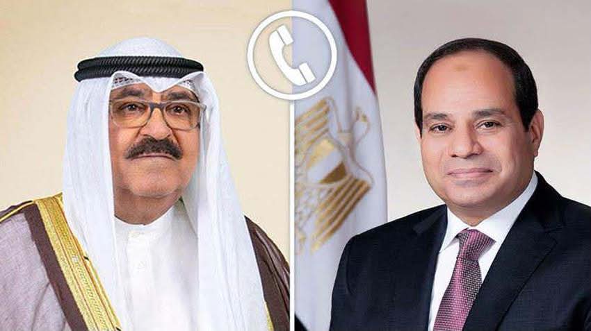 الرئيس السيسى : إدانة مصر القاطعة للاعتداءات التي تعرضت لها الكويت