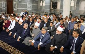 وزير الأوقاف ومفتي الجمهورية ومحافظ الدقهلية يفتتحون مسجد «الأقصى» بالسنبلاوين