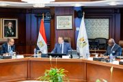 اجتماع ثلاثي بمشاركة محافظ البنك المركزي المصري ووزير الخارجية ورئيس البنك الإفريقي للتصدير والاستيراد