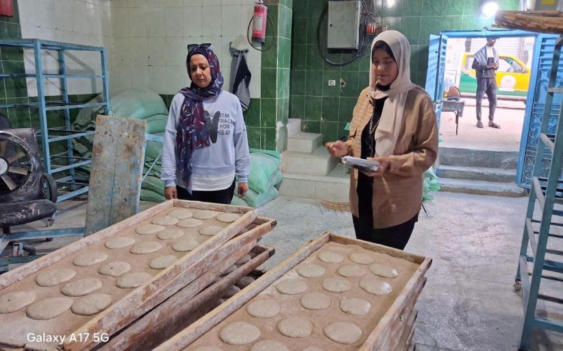 تموين الاسماعيلية :ضبط ٢٥ طن دقيق بلدي مدعم بهدف التربح والاستيلاء على المال العام