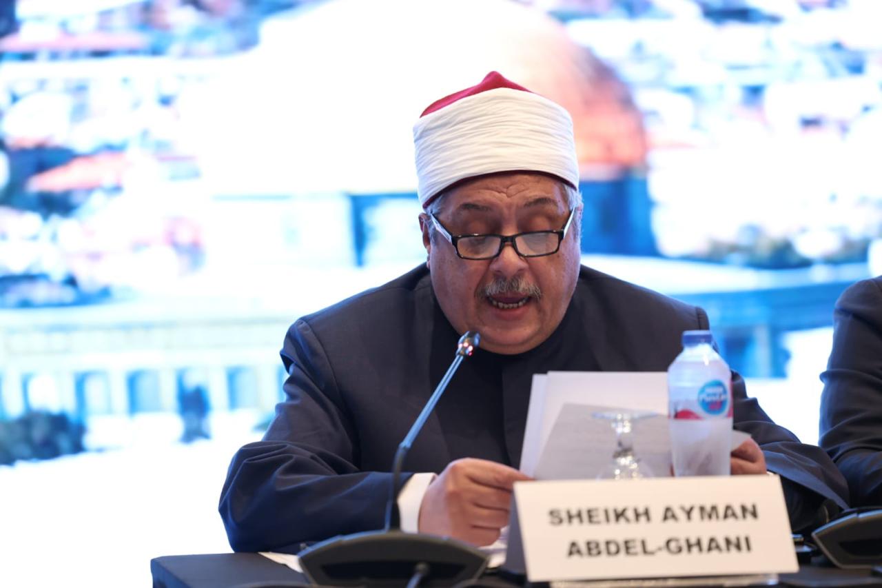 الشيخ أيمن عبد الغني: القضية الفلسطينية قضية حق وعدالة والموقف المصري تجاهها ثابت وتاريخي