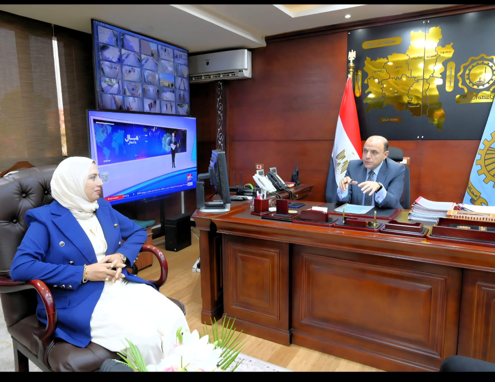 محافظ الغربية يستقبل مدير عام إعلام وسط الدلتا لبحث سبل تعزيز الوعي المجتمعي وخطط العمل المقبلة