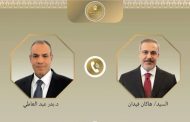 وزير الخارجية يبحث مع نظيره التركي العلاقات الثنائية والتطورات الإقليمية