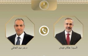 وزير الخارجية يبحث مع نظيره التركي العلاقات الثنائية والتطورات الإقليمية